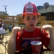 My son enjoys eating from the kids menu at Firehouse Subs in Nashville. photo by Jenn at TheFunTimesGuide.com