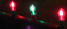 Christmas light bulbs