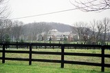 Alan Jackson's Franklin, Tennessee house in the winter. photo by Lynnette at TheFunTimesGuide.com