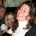 Amy Grant performing at the Bluebird Cafe in Nashville, Tennessee.
