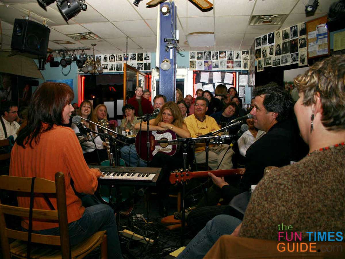 Don't forget to make your Bluebird Cafe reservations EARLY! Otherwise, you won't get to experience something like this (Up close and personal with songwriters "in the round" at the Bluebird in Nashville Tennessee). 