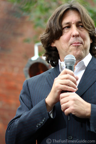 Cameron Crowe on stage at the red carpet event in Franklin, Tennessee.