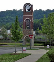 The clocktower in The Meade neighborhood of Avalon. Photo by Brenda. clock-tower-in-meade-avalon.jpg