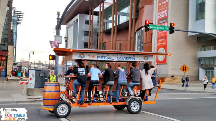 Nashville Pedal Taverns - There's nothing like pedaling your way around downtown Nashville while you're drinking!