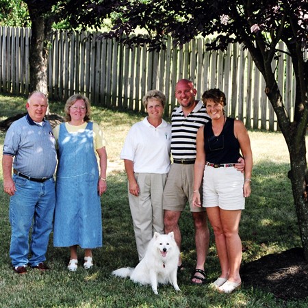 Our parents when they met at our Nashville, Tennessee home.