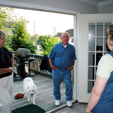 All of the in-laws drove to our house in Nashville to meet for the very first time.