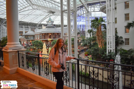 Taking pictures inside the Opry Hotel in Nashville -- It's such a fun place to visit!