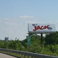 The new JACK radio billboard near downtown Nashville.