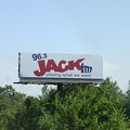 96.3 JACK-FM radio station billboard in Nashville, Tennessee.
