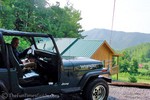 Enjoying our Jeep and Cabin rentals near Gatlinburg, Tennessee.