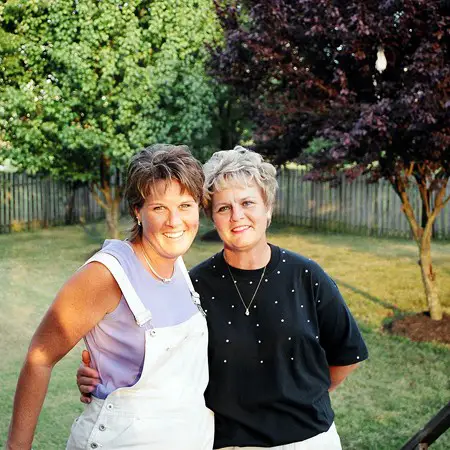 Lynnette and Kay at our home in Nashville.
