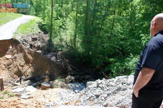 leipers-fork-road-washout