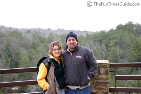 Jim and Lynnette at Fall Creek Falls, near McMinnville TN