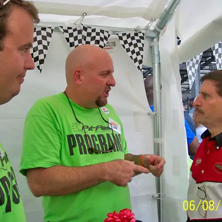 Mike and Jim are talking about PitPass with Tim Bell in Virginia.