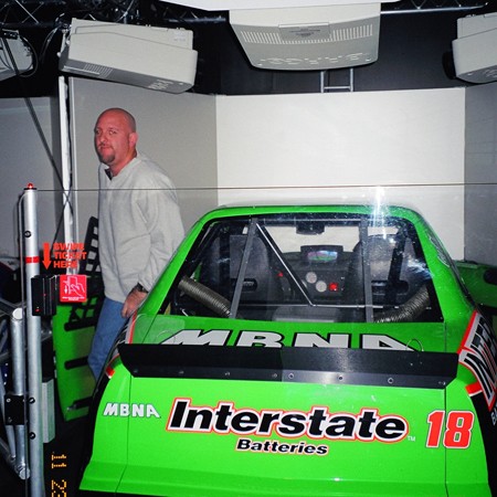 Nascar Speedway car simulators in the Opry Mills Mall, Nashville.