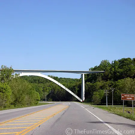 The Natchez Trace bridge over Highway 96.