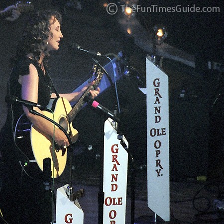 Pam Tillis at the Grand Ole Opry.