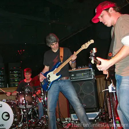 Pat Green's band performing at The Trap in Nashville, Tennessee.