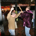 Scott Holt and Bobby Inman heading outside to play guitar on the sidewalks of Nashville in front of BB Kings.