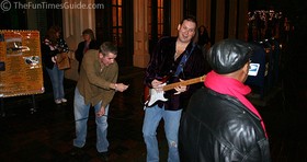 Scott Holt playing on the streets of downtown Nashville.