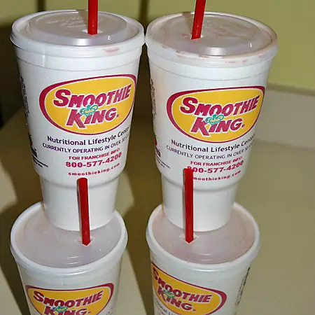 32oz angel food smoothies from Smoothie King in Cool Springs, Tennessee.