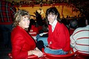 Best friends through grade school, high school, college, and beyond - Suzie and Lynnette at an IU basketball game in Bloomington when Bobby Knight coached the Hoosiers.