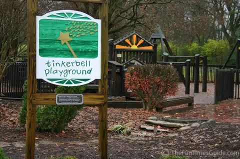 A glimpse of the playground at Pinkerton Park in Franklin TN