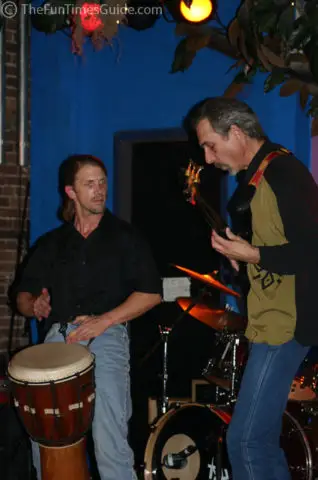Tom Larson and Richard Sanders of the Scott Holt Band.