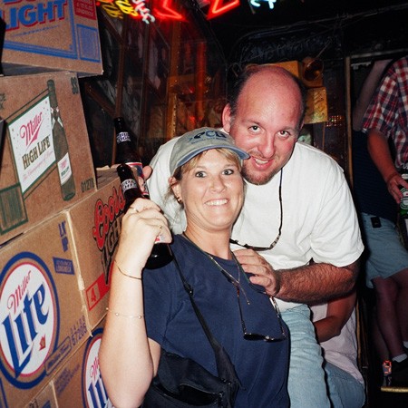 Inside the very crowded Tootsie's Orchid Lounge, a legendary bar in Nashville.