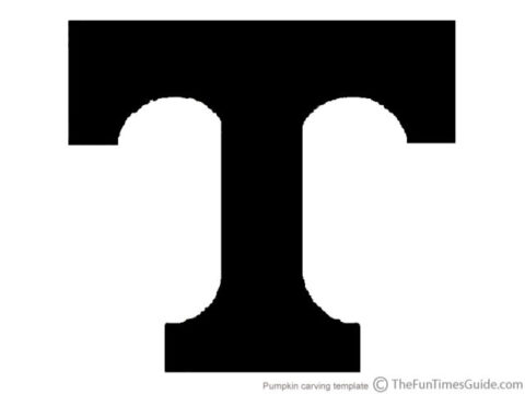 UT Pumpkin Template For University Of Tennessee Fans