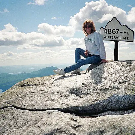 High atop Whiteface Mountain, a very popular mountain to ski in the winter.